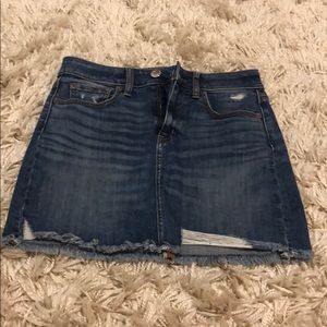 American eagle jean skirt